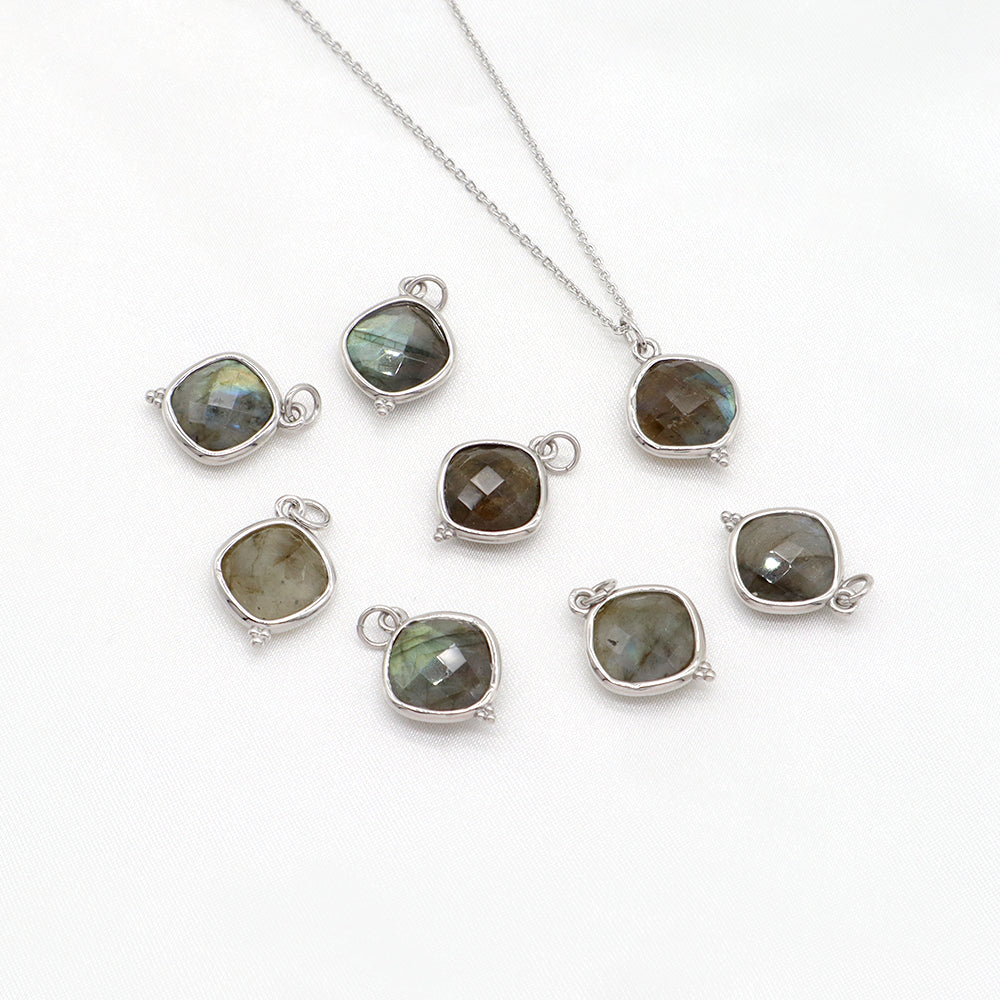 Handmade Custom Natural Stone Pendant Necklace