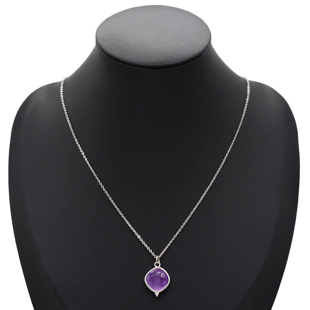 Handmade Custom Natural Stone Pendant Necklace