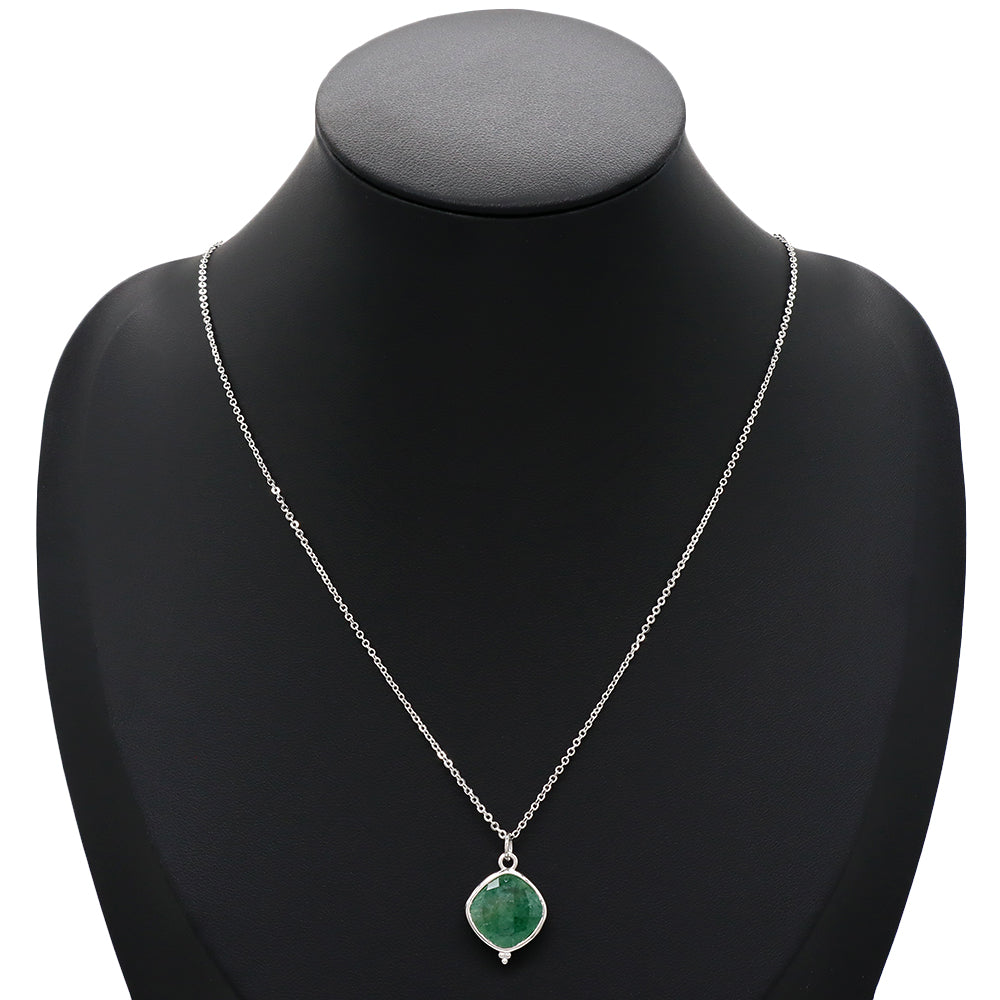 Handmade Custom Natural Stone Pendant Necklace