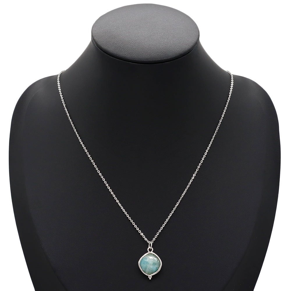 Handmade Custom Natural Stone Pendant Necklace