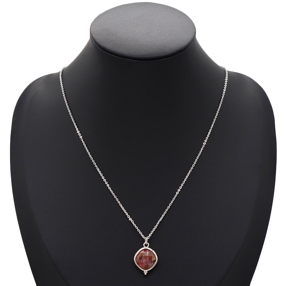 Handmade Custom Natural Stone Pendant Necklace