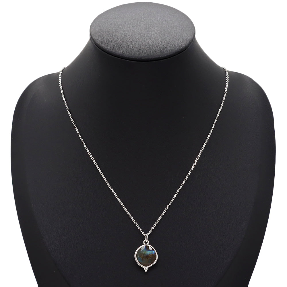 Handmade Custom Natural Stone Pendant Necklace