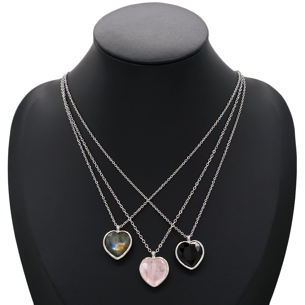 Handmade Custom Natural Stone Pendant Necklace