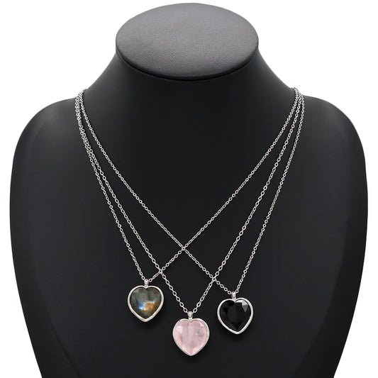 Handmade Custom Natural Stone Pendant Necklace