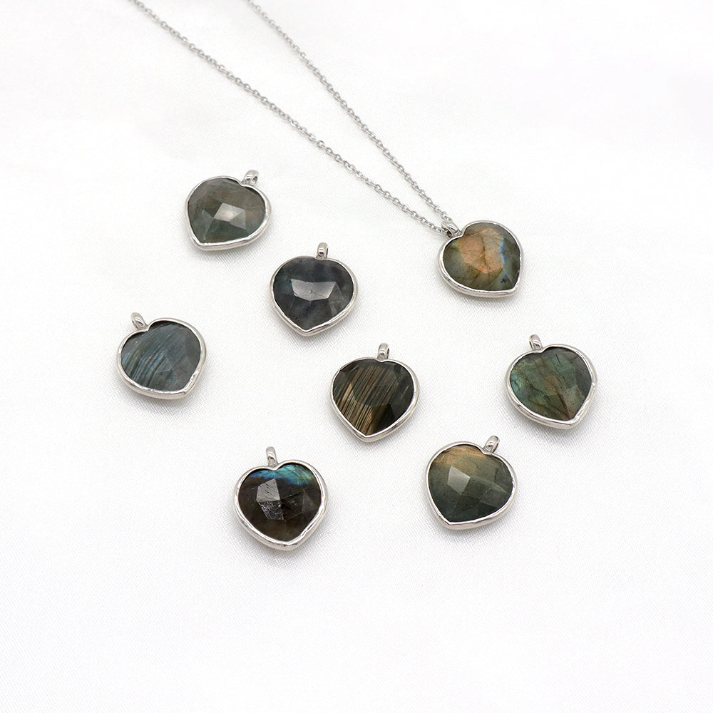 Handmade Custom Natural Stone Pendant Necklace