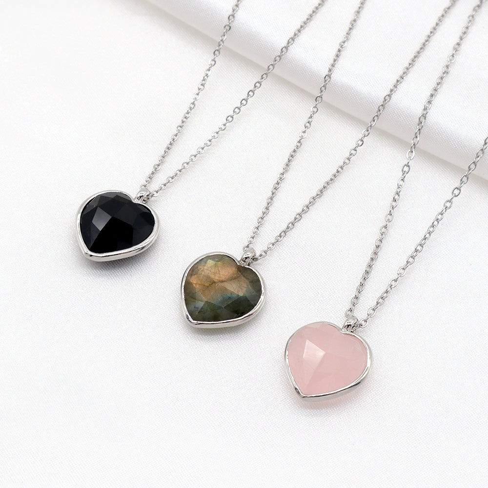 Handmade Custom Natural Stone Pendant Necklace