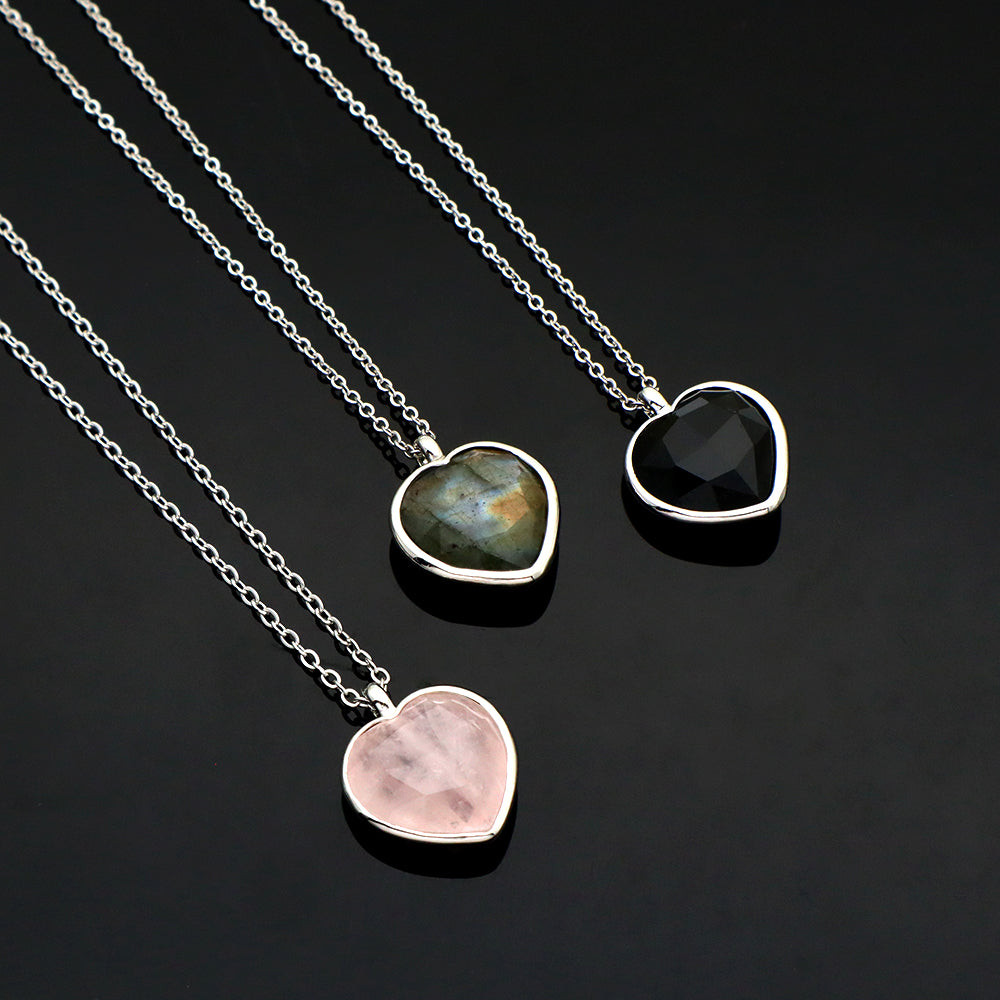 Handmade Custom Natural Stone Pendant Necklace