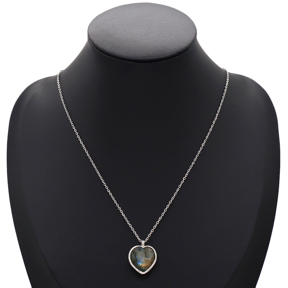 Handmade Custom Natural Stone Pendant Necklace