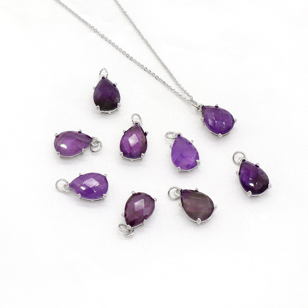 Handmade Custom Natural Stone Pendant Necklace