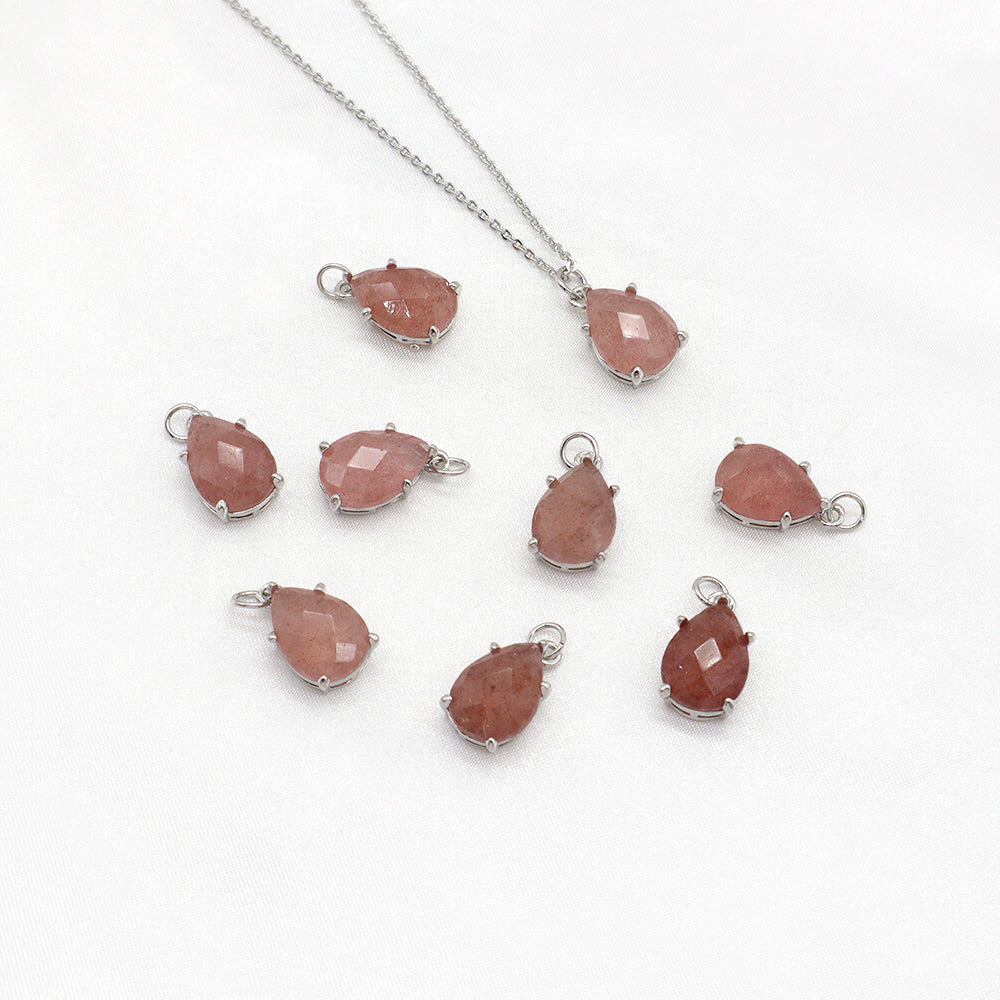 Handmade Custom Natural Stone Pendant Necklace