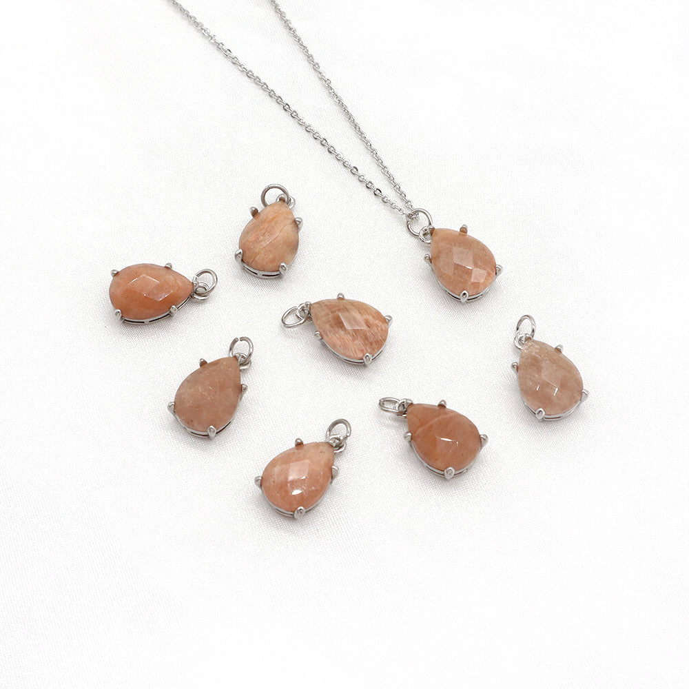 Handmade Custom Natural Stone Pendant Necklace