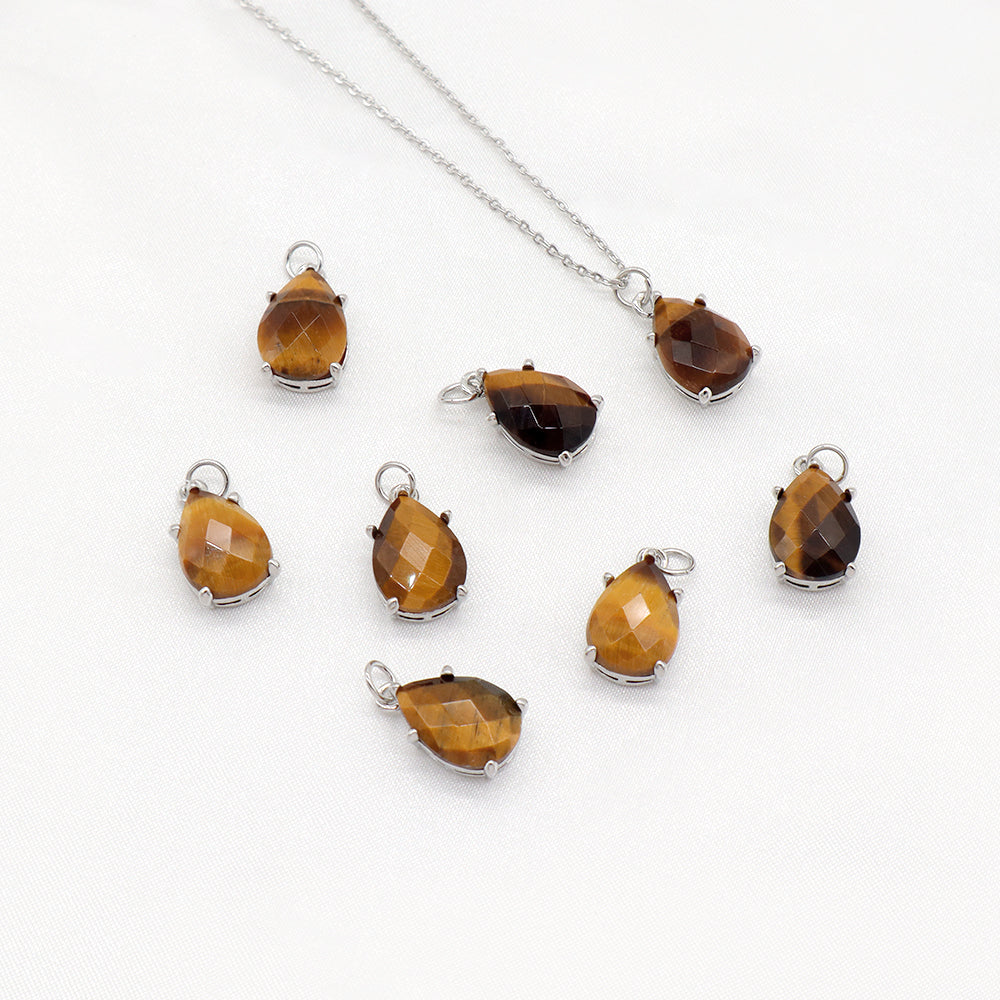 Handmade Custom Natural Stone Pendant Necklace