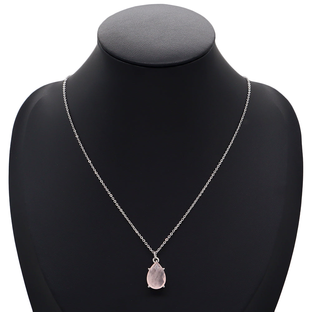 Handmade Custom Natural Stone Pendant Necklace