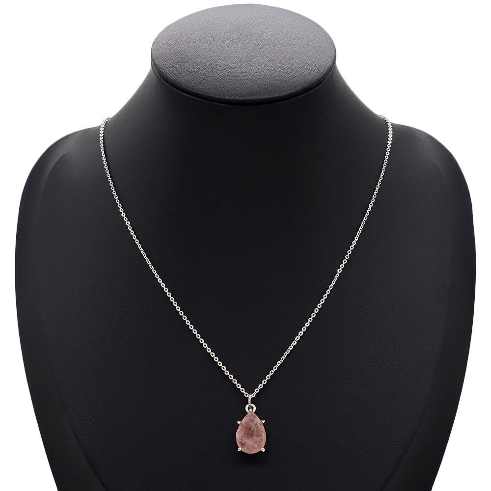 Handmade Custom Natural Stone Pendant Necklace