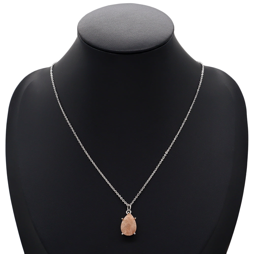 Handmade Custom Natural Stone Pendant Necklace