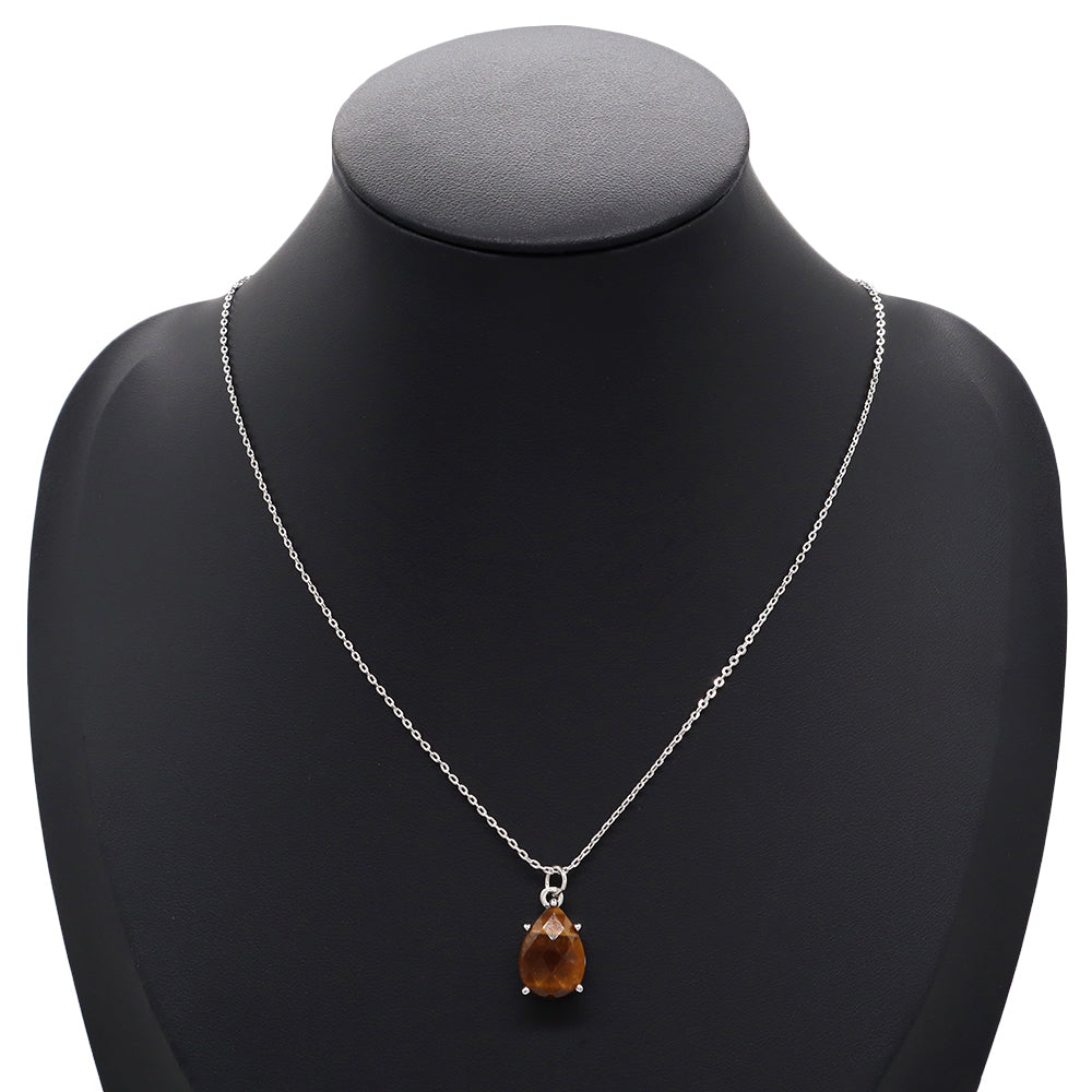 Handmade Custom Natural Stone Pendant Necklace