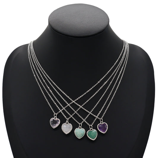 Handmade Custom Natural Stone Pendant Necklace