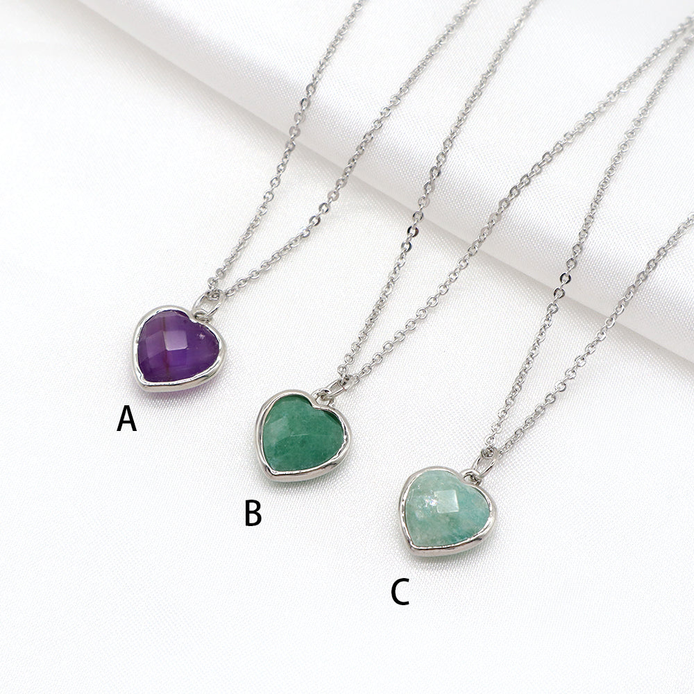 Handmade Custom Natural Stone Pendant Necklace