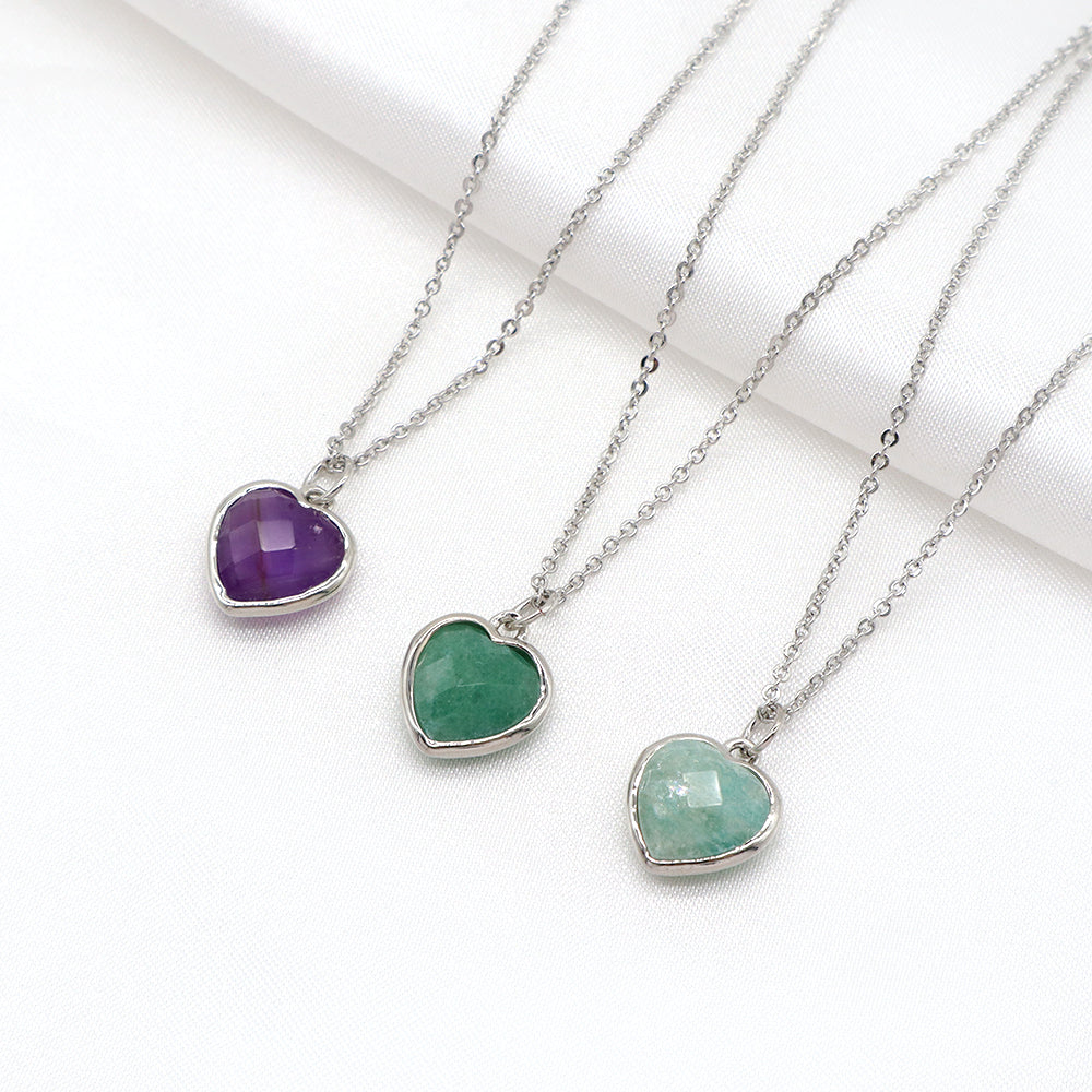 Handmade Custom Natural Stone Pendant Necklace