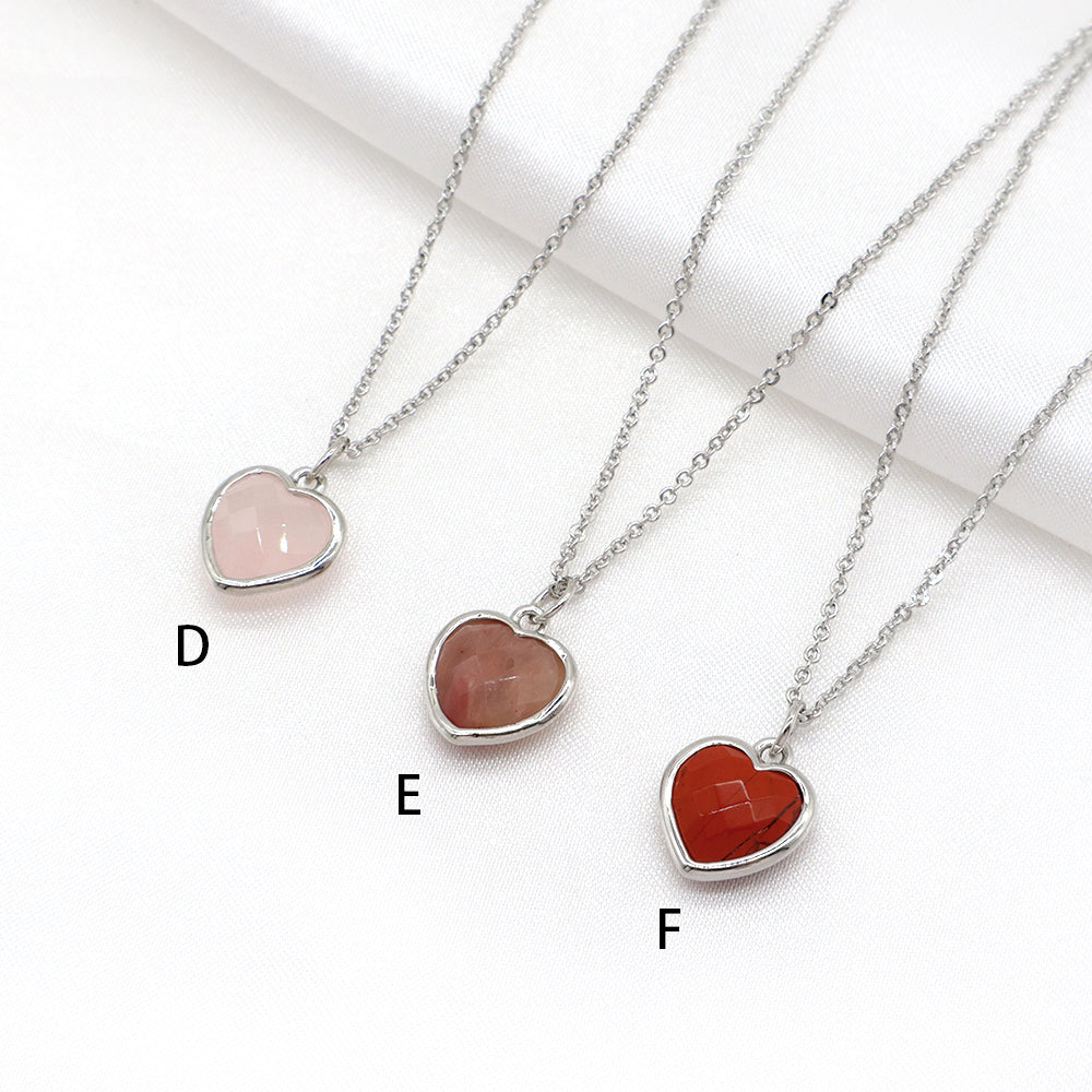 Handmade Custom Natural Stone Pendant Necklace