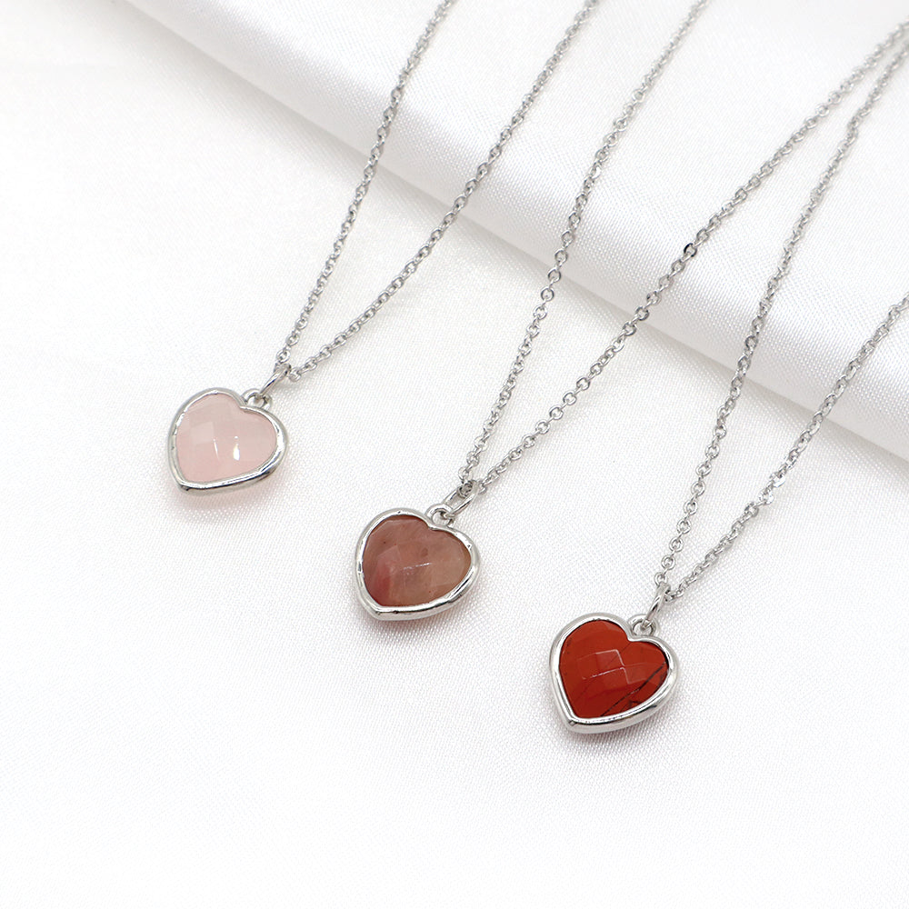 Handmade Custom Natural Stone Pendant Necklace