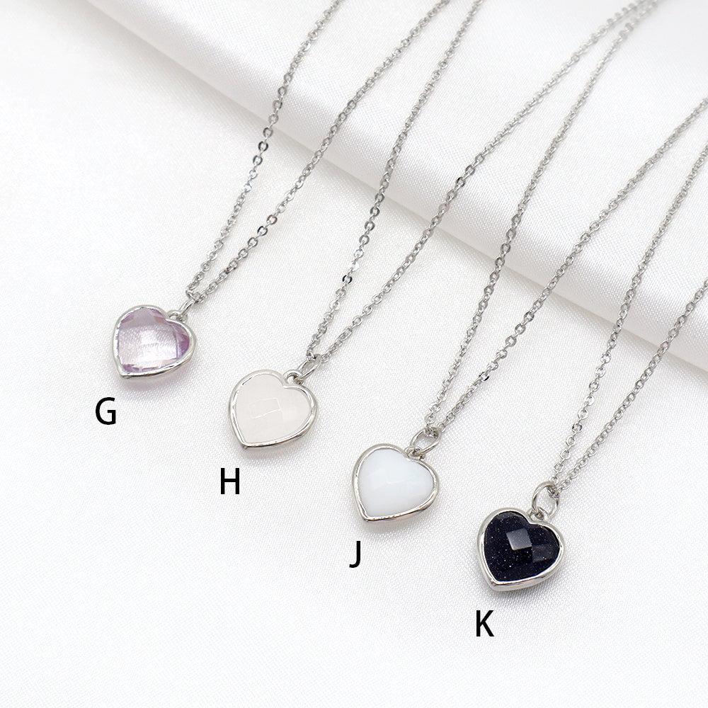 Handmade Custom Natural Stone Pendant Necklace