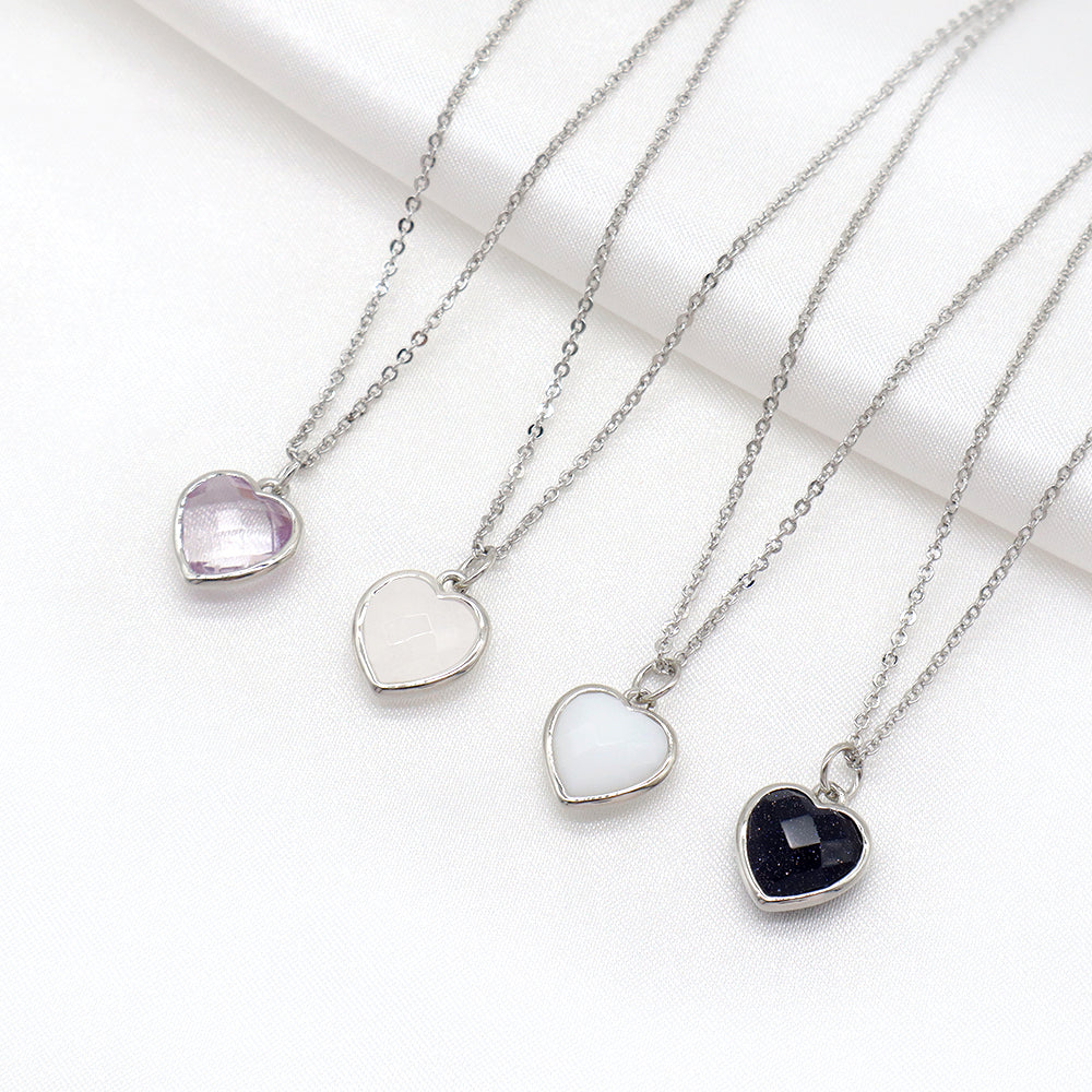 Handmade Custom Natural Stone Pendant Necklace