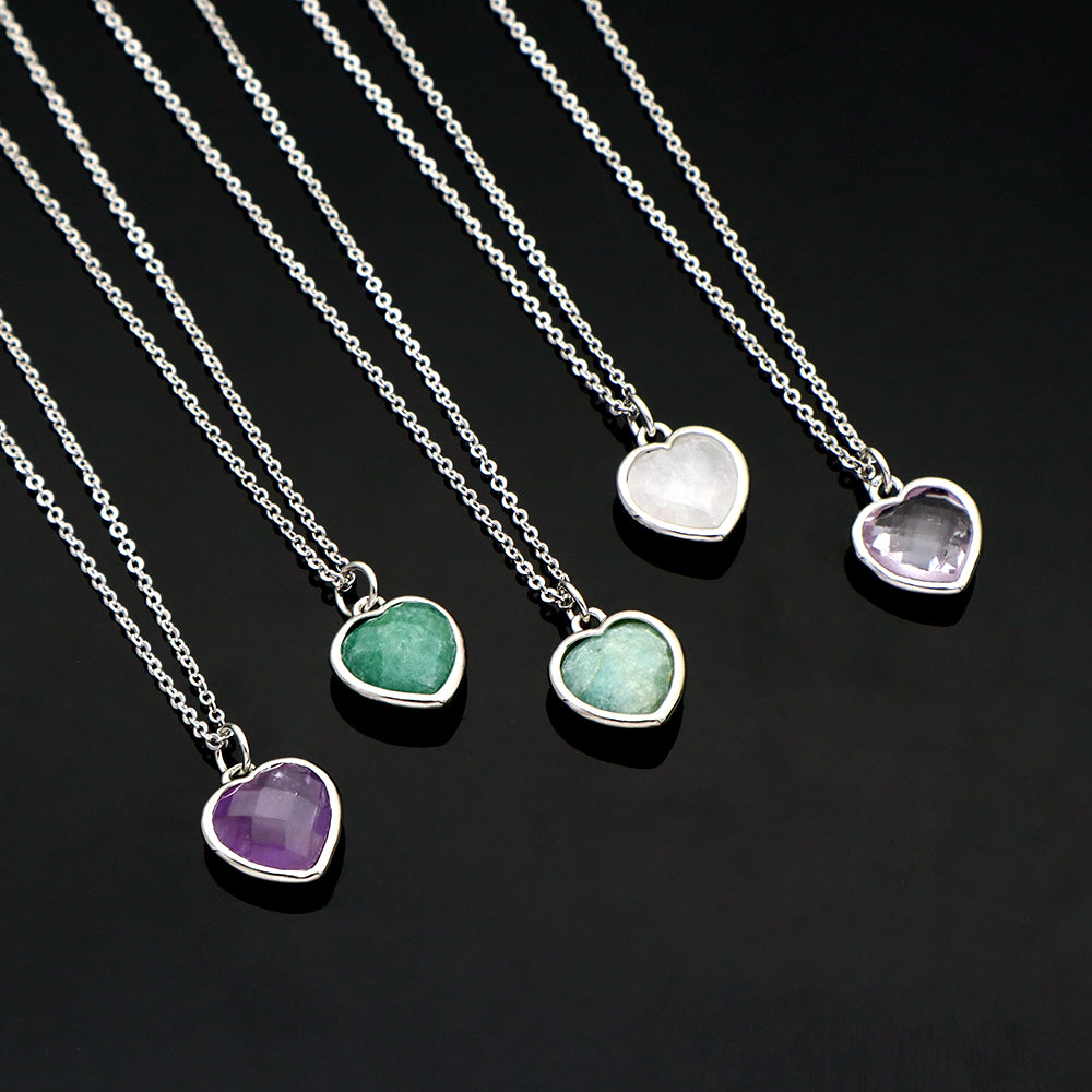 Handmade Custom Natural Stone Pendant Necklace