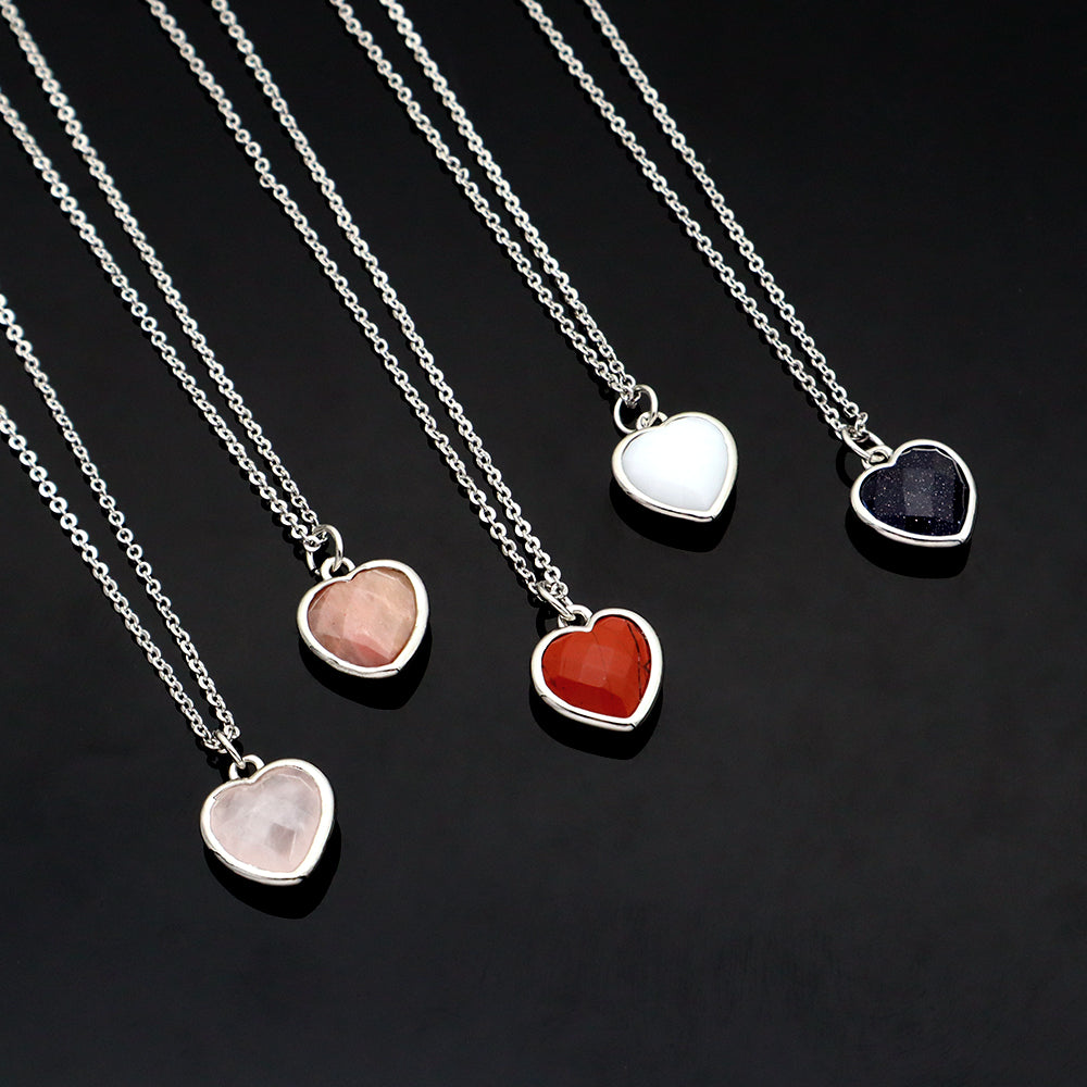 Handmade Custom Natural Stone Pendant Necklace