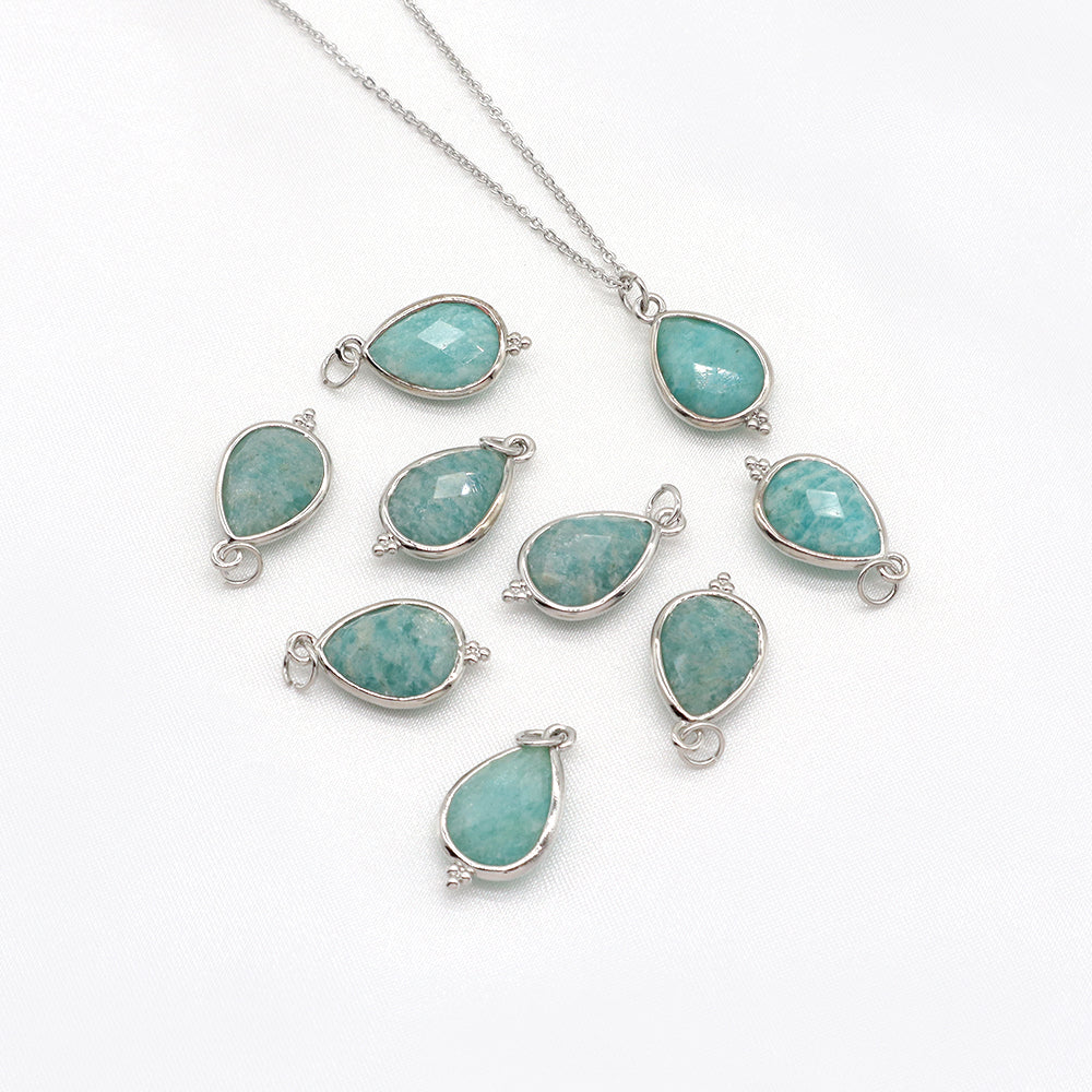 Handmade Custom Natural Stone Pendant Necklace