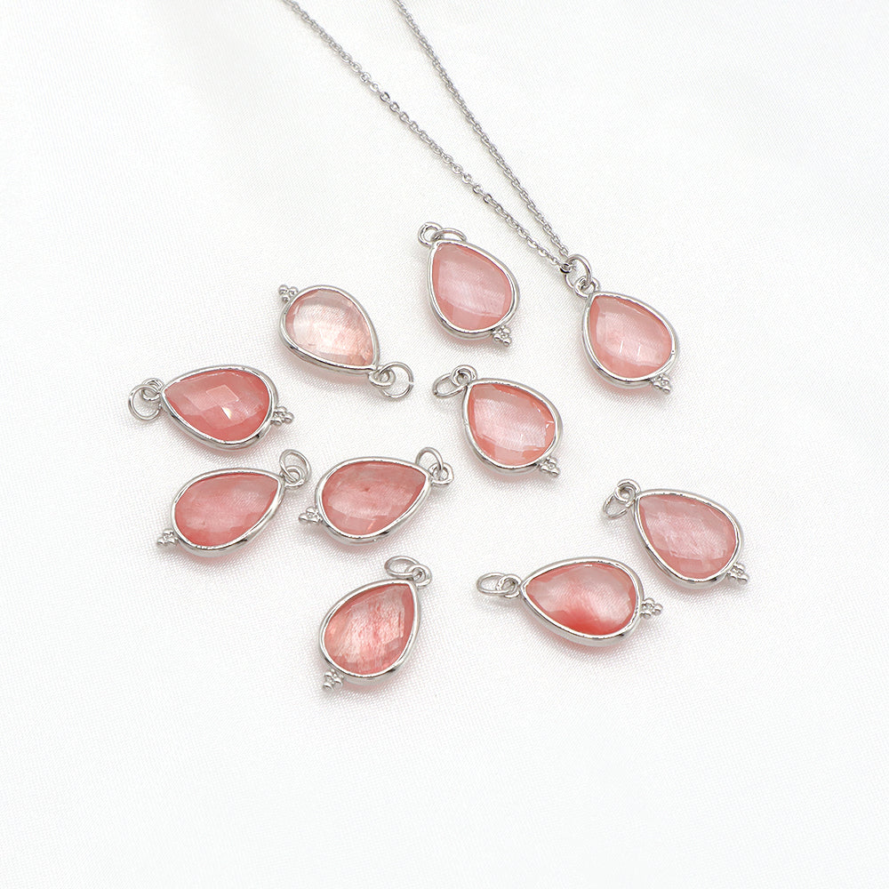 Handmade Custom Natural Stone Pendant Necklace
