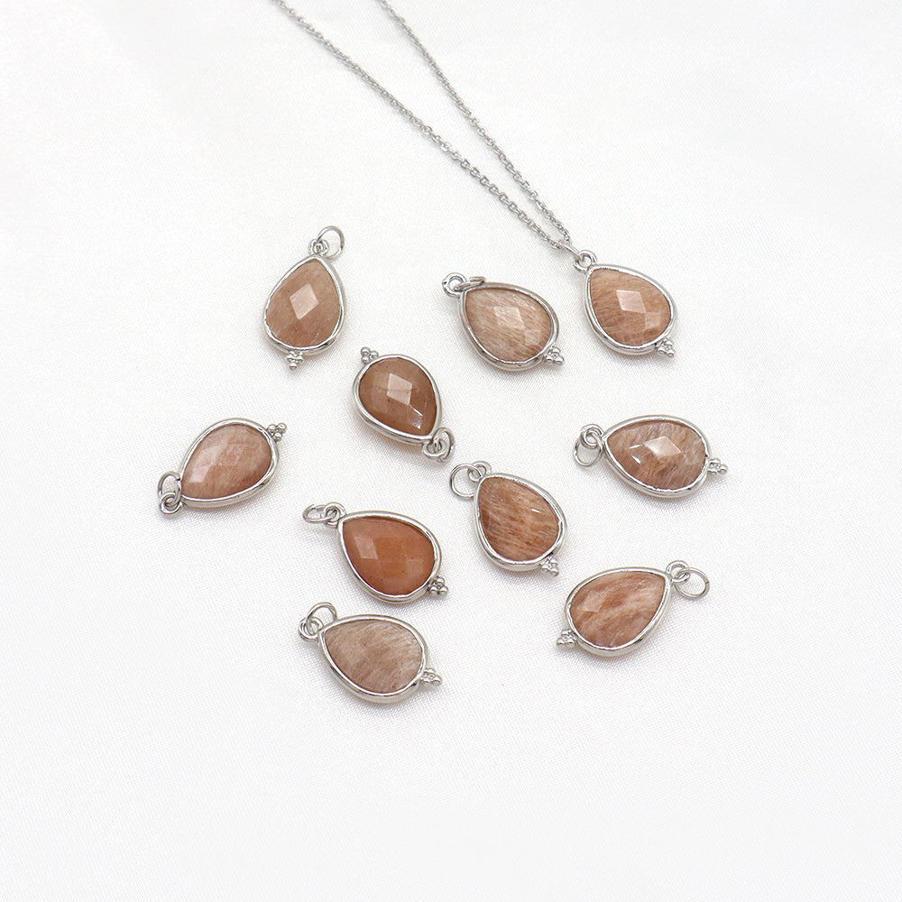 Handmade Custom Natural Stone Pendant Necklace