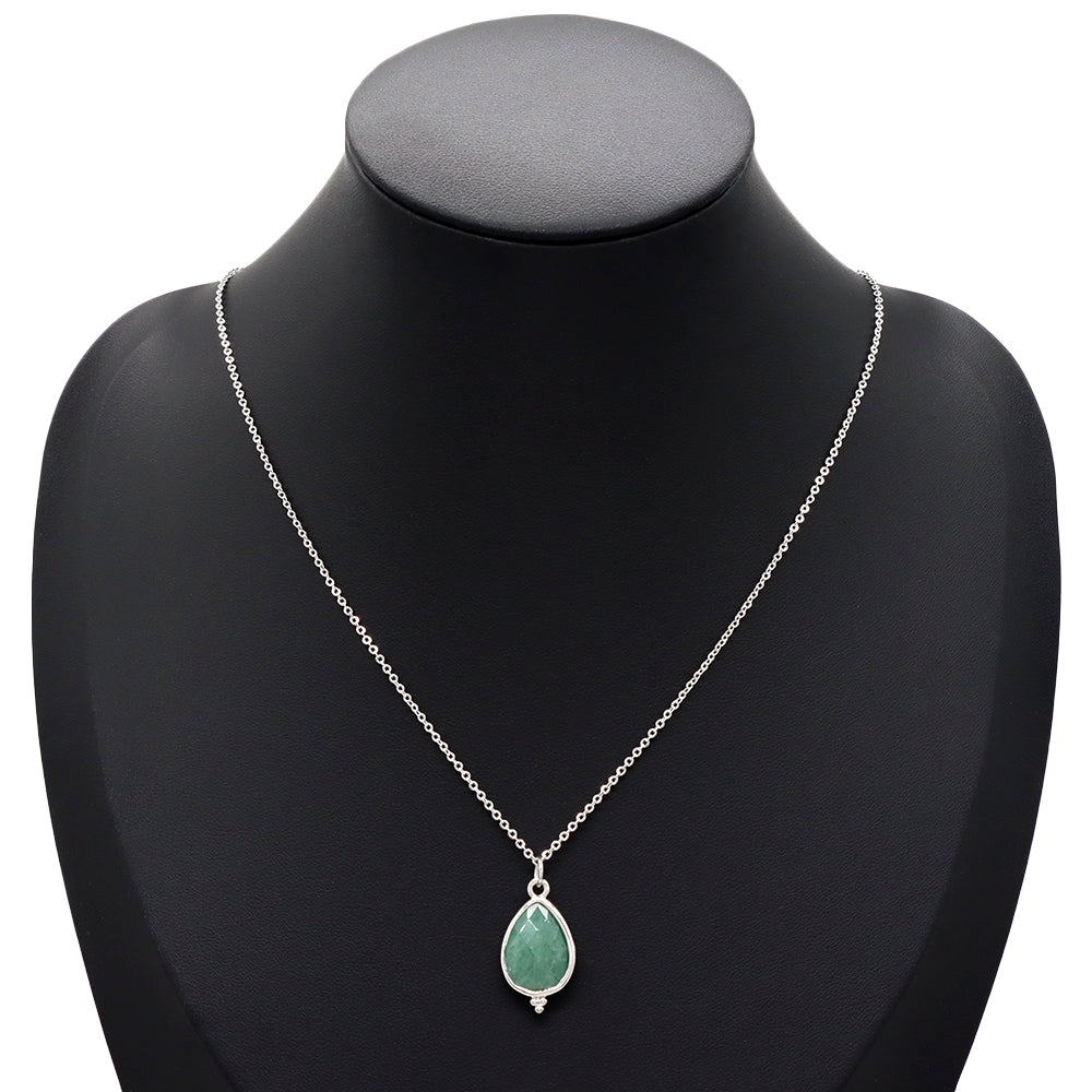 Handmade Custom Natural Stone Pendant Necklace