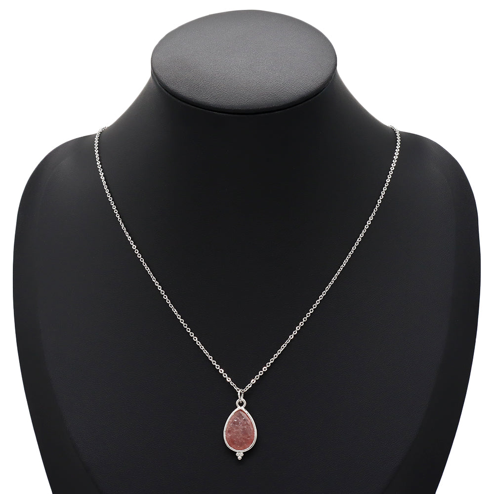 Handmade Custom Natural Stone Pendant Necklace