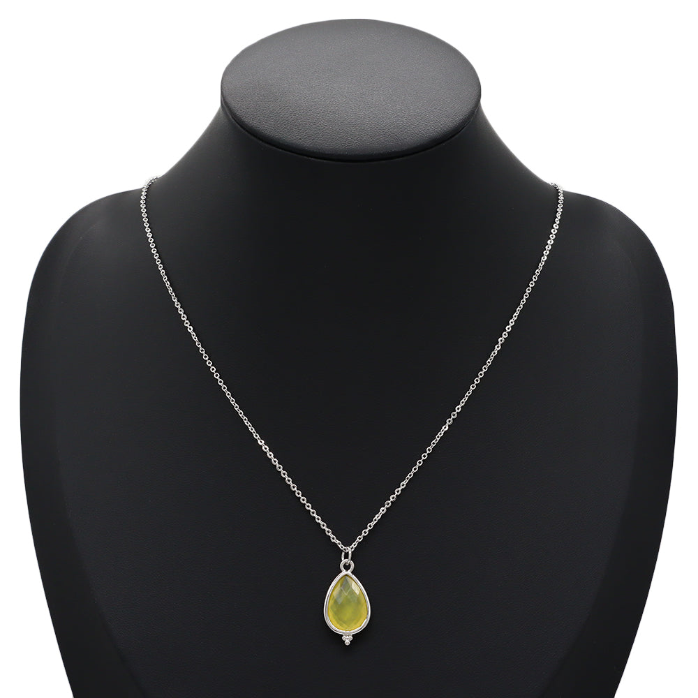 Handmade Custom Natural Stone Pendant Necklace