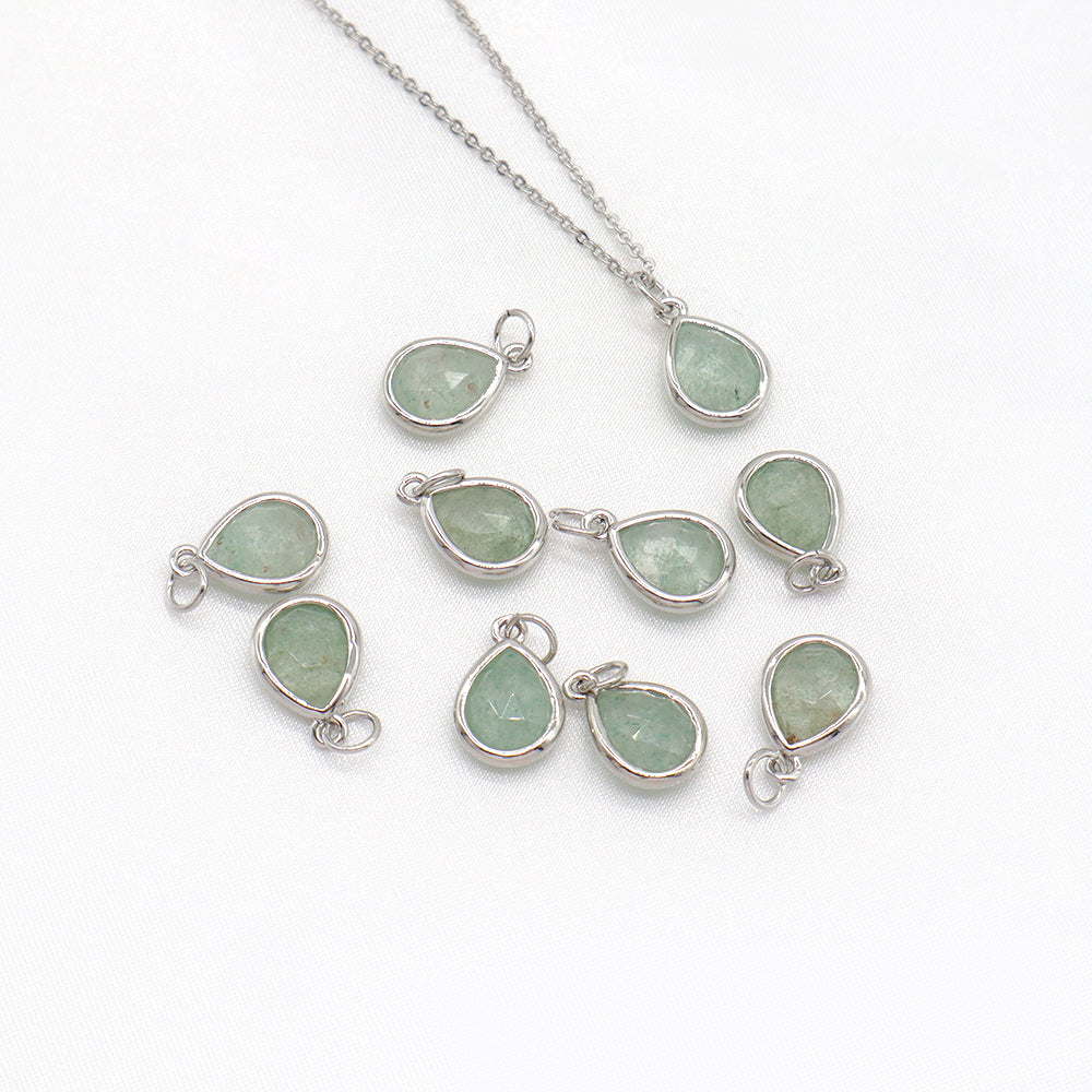Handmade Custom Natural Stone Pendant Necklace