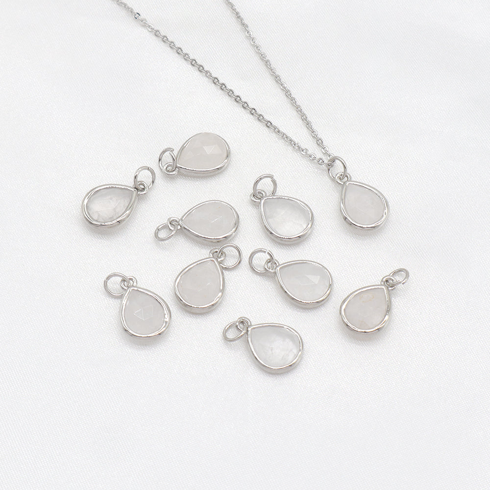 Handmade Custom Natural Stone Pendant Necklace