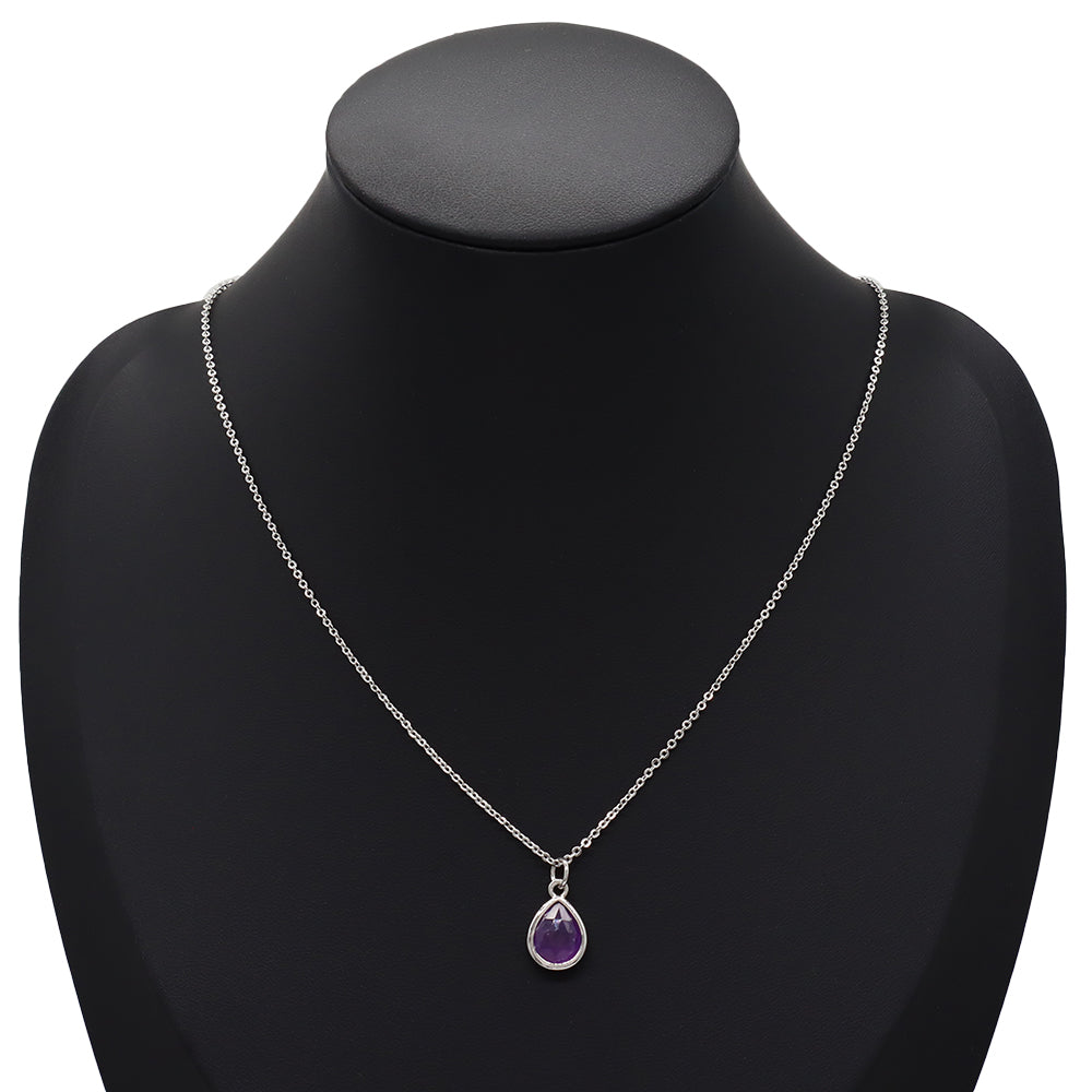 Handmade Custom Natural Stone Pendant Necklace