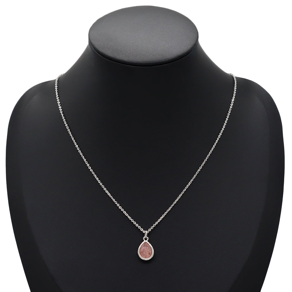 Handmade Custom Natural Stone Pendant Necklace