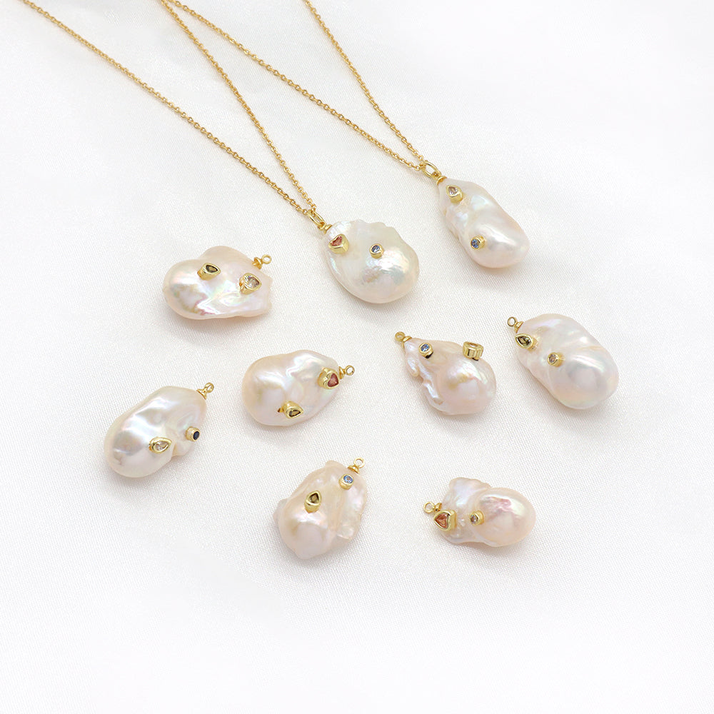 Handmade Custom Fresh Water Pearl Pendant Necklace