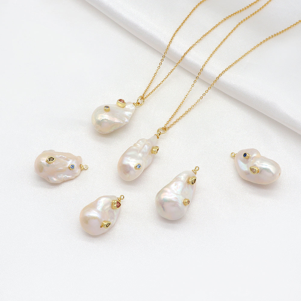 Handmade Custom Fresh Water Pearl Pendant Necklace