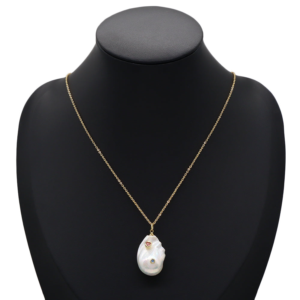 Handmade Custom Fresh Water Pearl Pendant Necklace