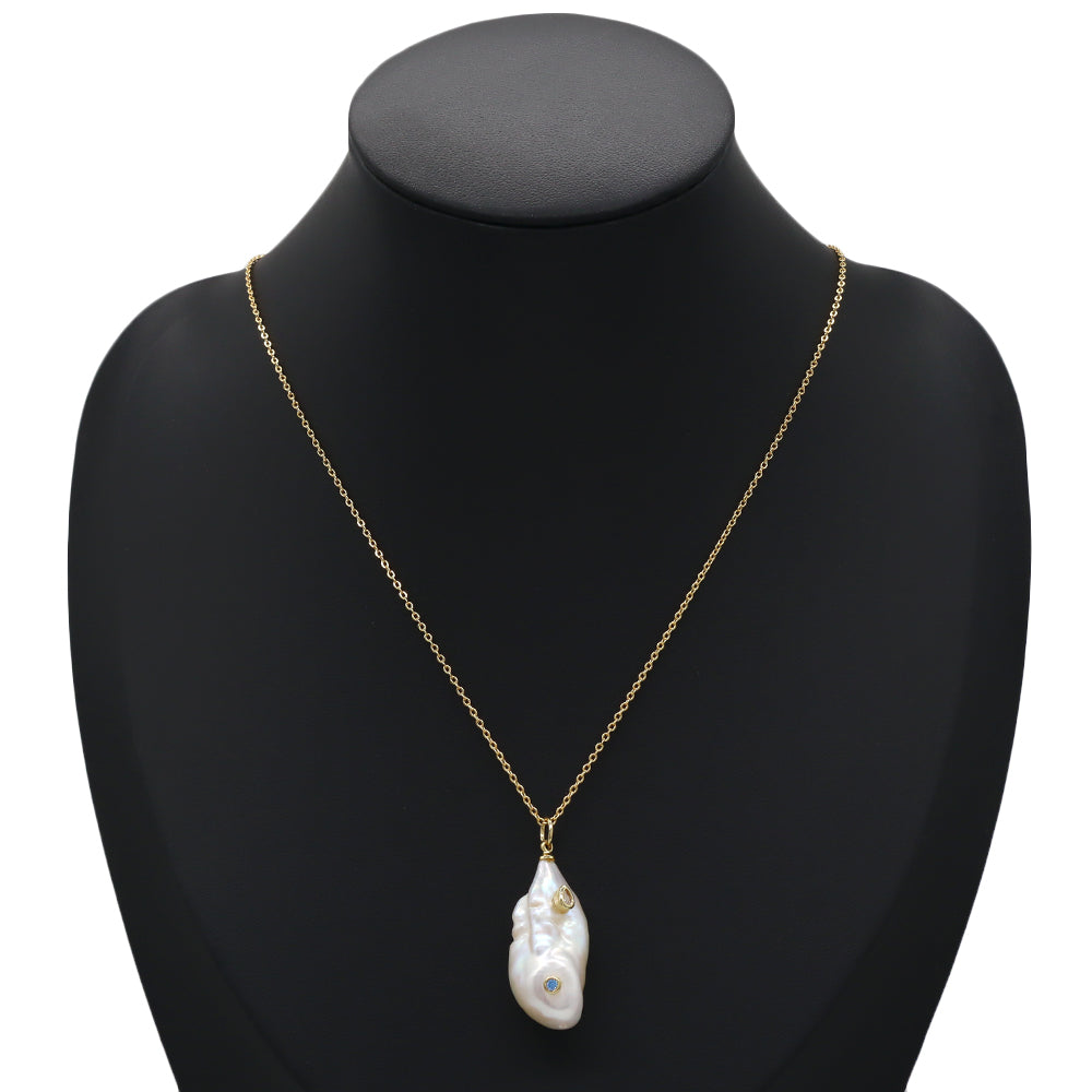 Handmade Custom Fresh Water Pearl Pendant Necklace