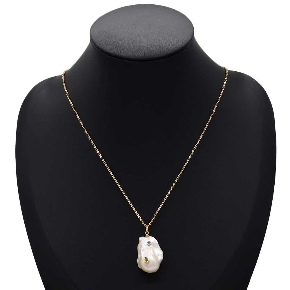 Handmade Custom Fresh Water Pearl Pendant Necklace