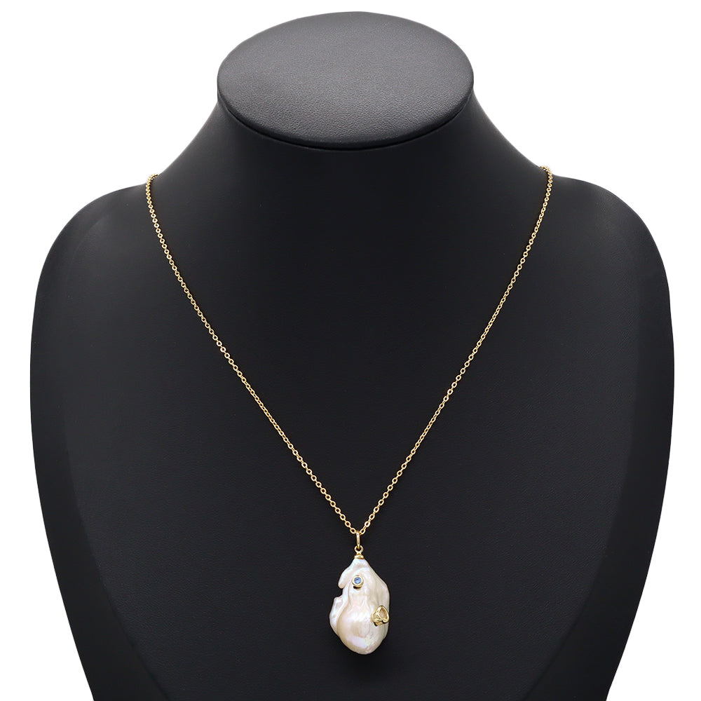 Handmade Custom Fresh Water Pearl Pendant Necklace
