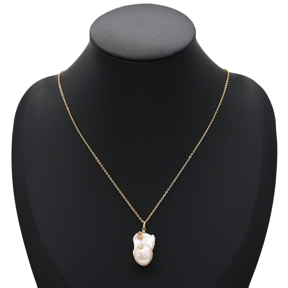 Handmade Custom Fresh Water Pearl Pendant Necklace