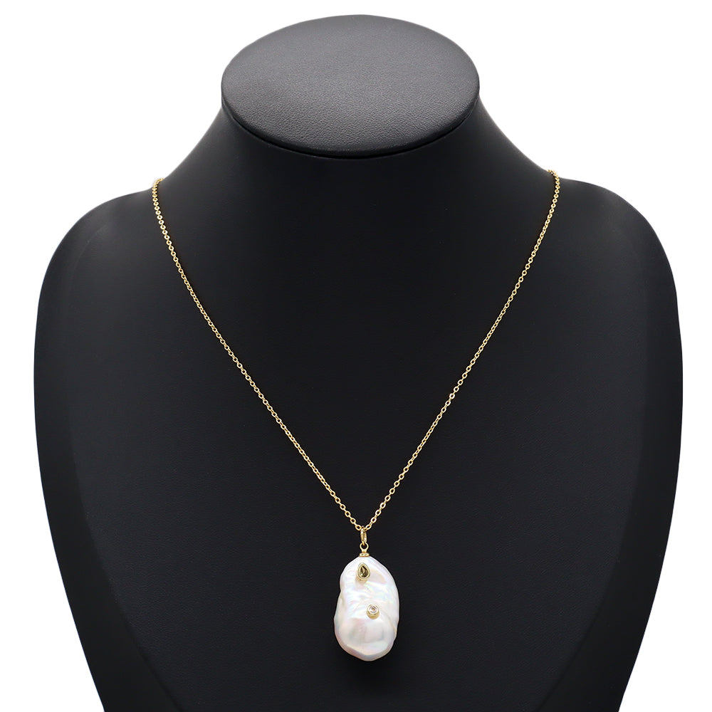 Handmade Custom Fresh Water Pearl Pendant Necklace