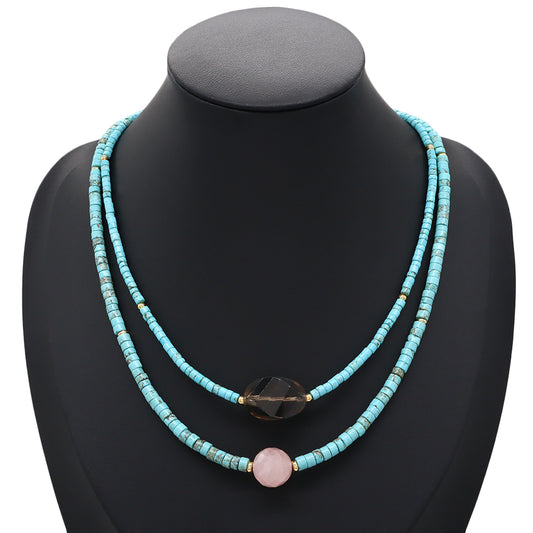 Handmade Custom Natural Stone Necklace