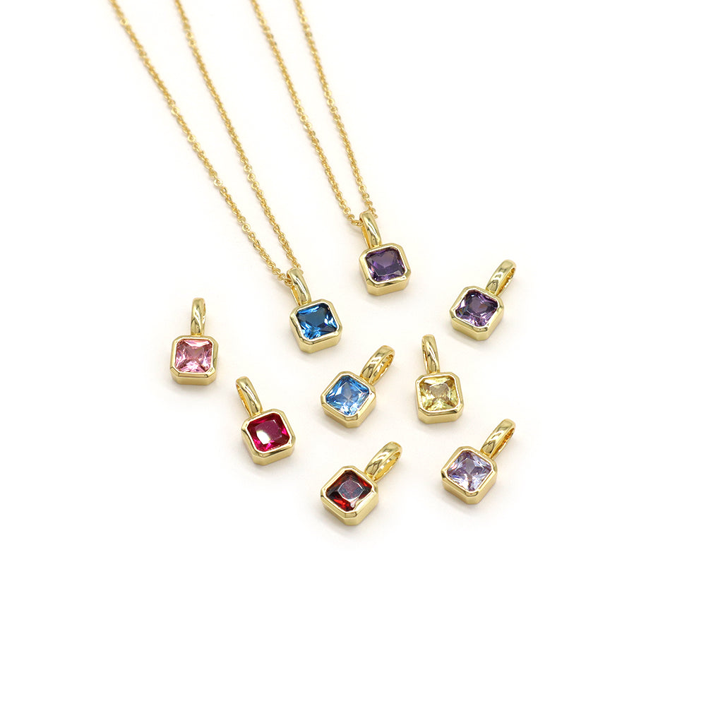 Handmade Customizable Glass Crystal Pendant Necklace