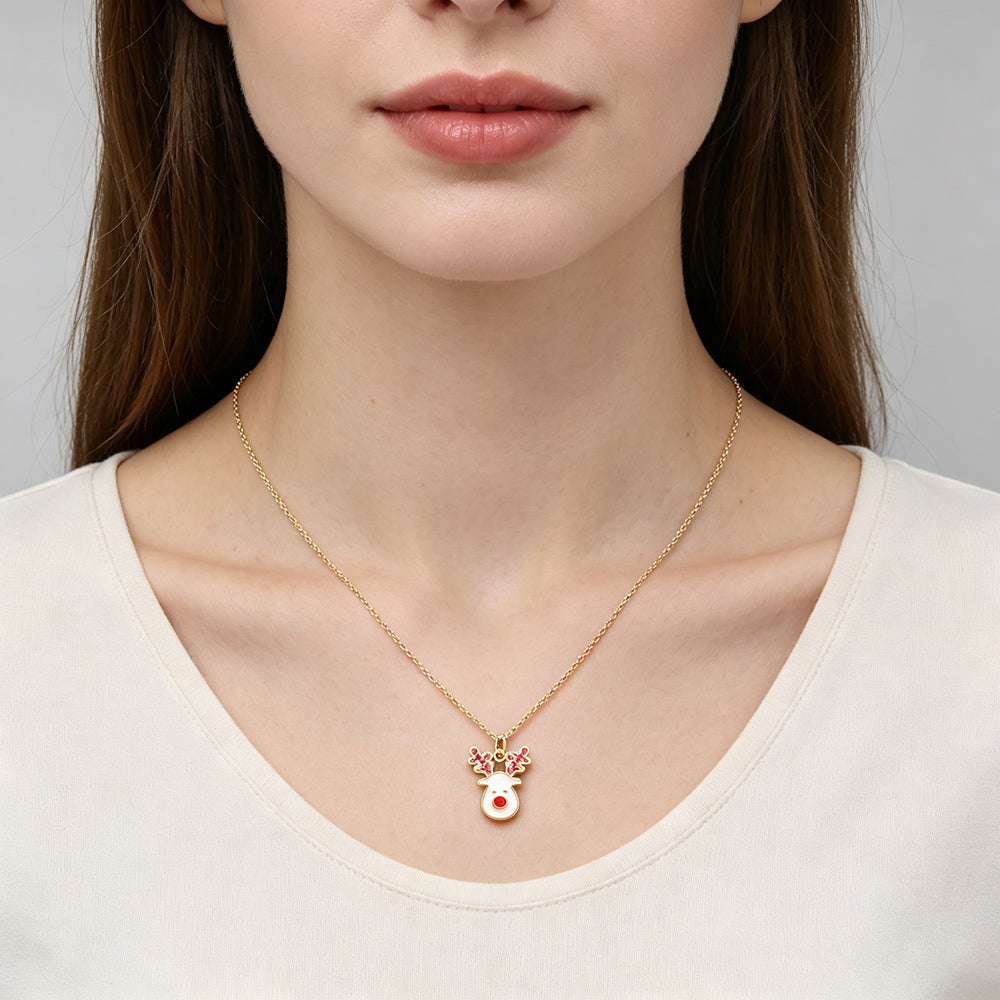 Handmade Customizable Brass With Enamel Pendant Necklace (with chain)